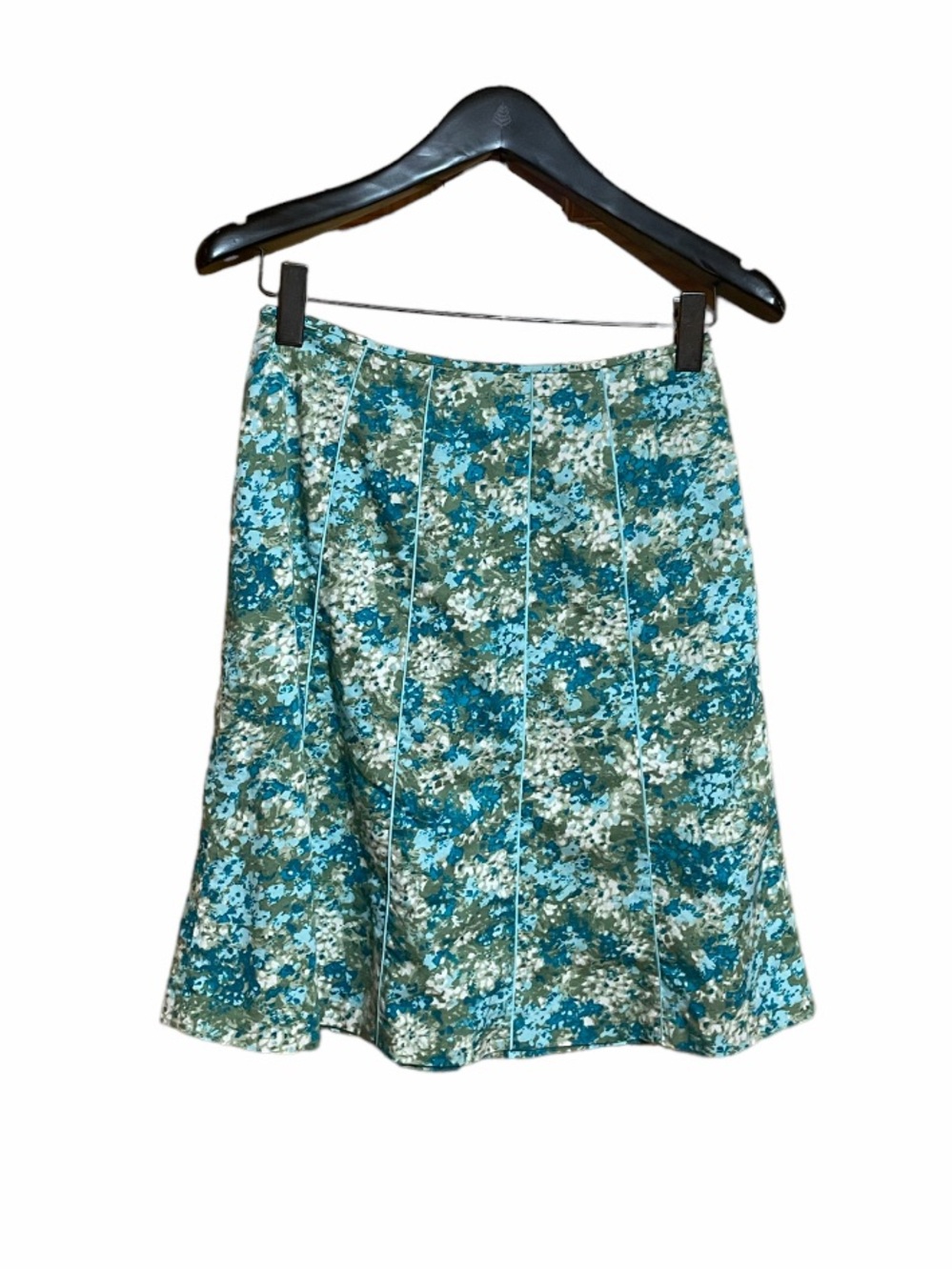 Ann Taylor Blue Green A Line Skirt Sz 2
100% Cotton